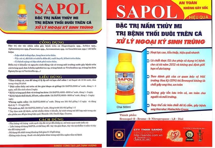 DIỆT NẤM SAPOL [MUA 10 TẶNG 1][SANDO]