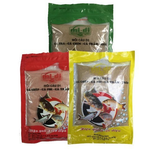 Cám Câu D1 - D2 - D3 Loại 200gr