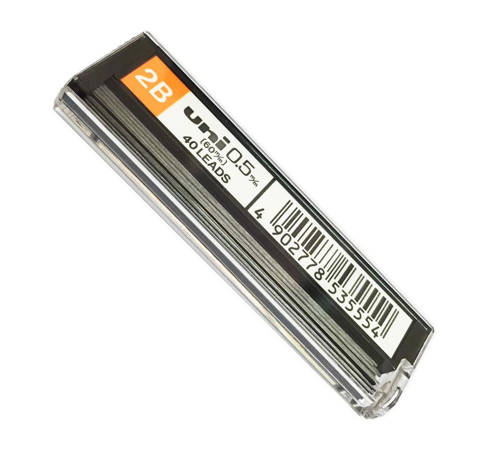 [HCM]TUÝP RUỘT CHÌ 2B UNI 0.5MM (60MM 12 HOẶC 40 NGÒI / TUÝP)