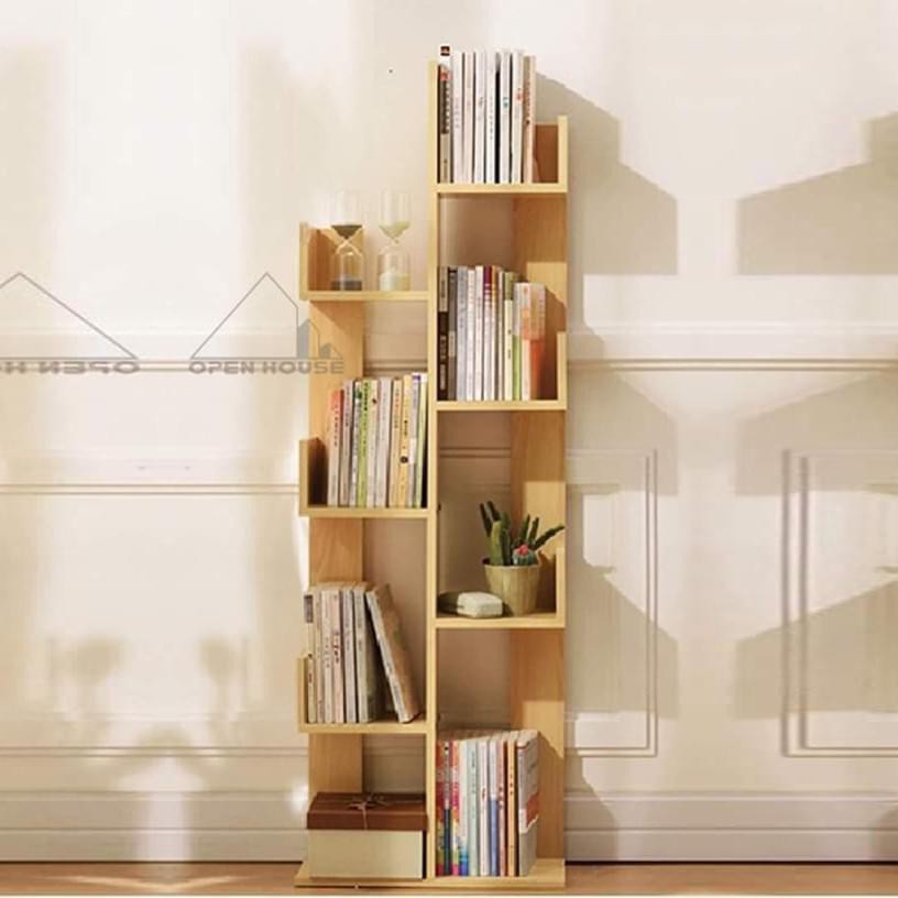 Kệ Sách Xương Rồng - Kệ Sách Hình Cây 8 Ngăn