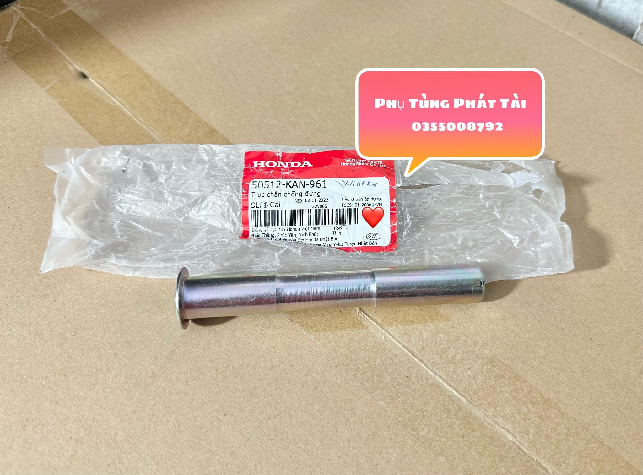 Cốt Chống Đứng Winner Chính Hãng Honda