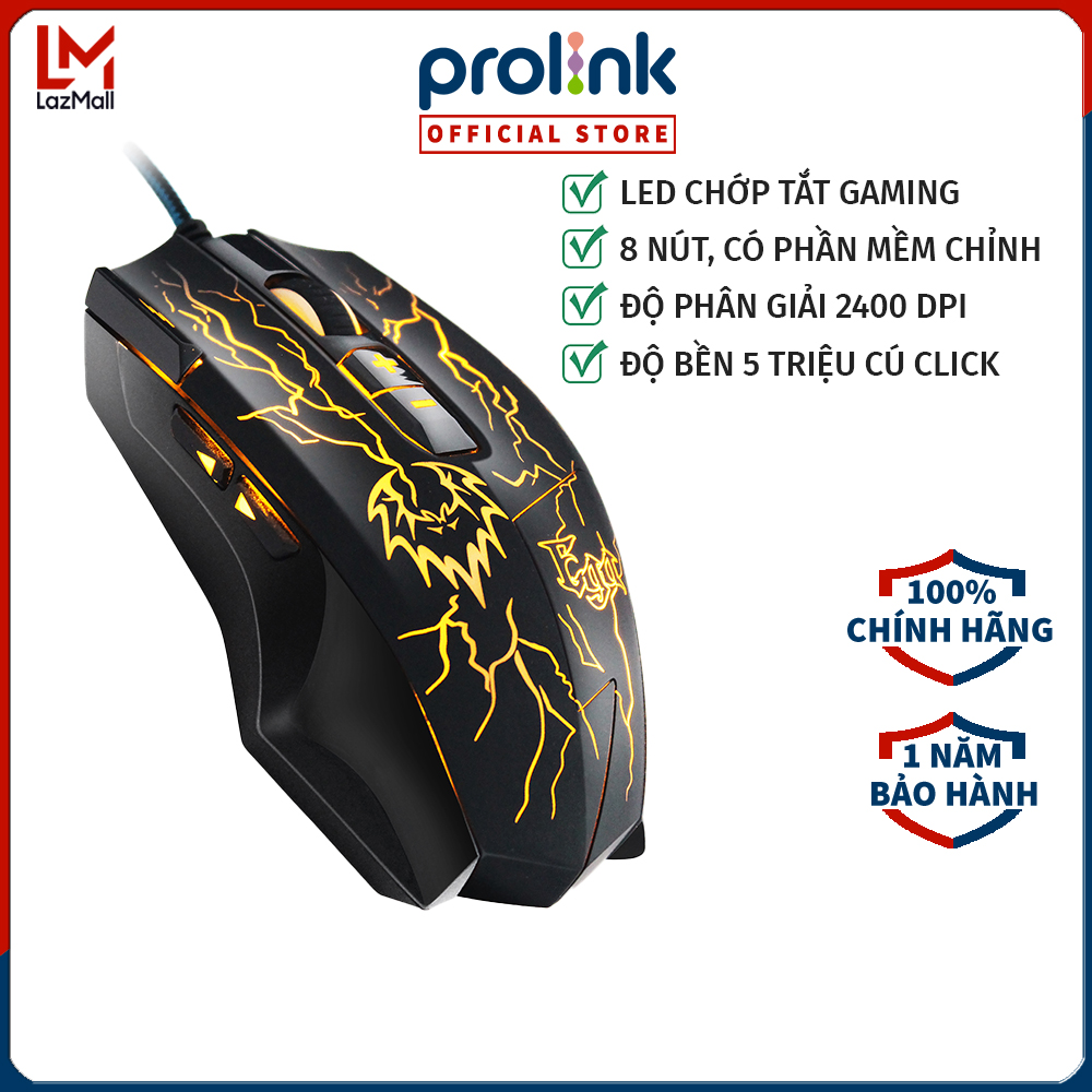 Chuột game Prolink PMG9501- Chuột gaming Prolink PMG9501- Hàng chính hãng