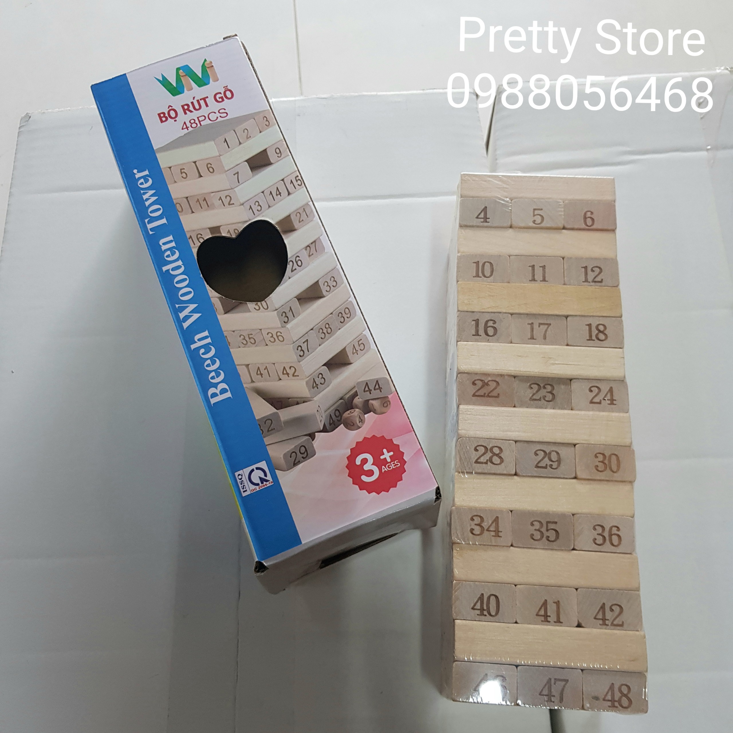 Có hộp - rút gỗ số size lớn 48, 51 và 54 thanh vivitoys việt nam