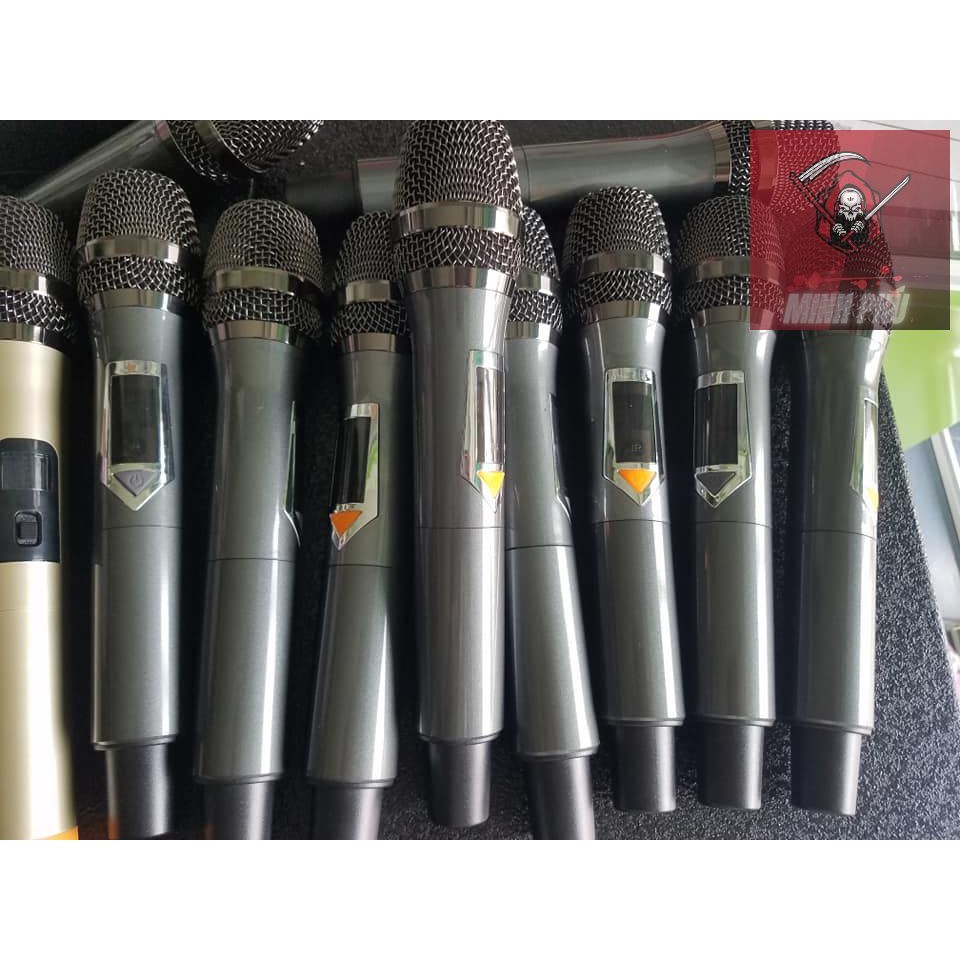 MICRO LOA KÉO UHF SET TẦN SỐ , CHỈNH VOLUME CHỐNG HÚ