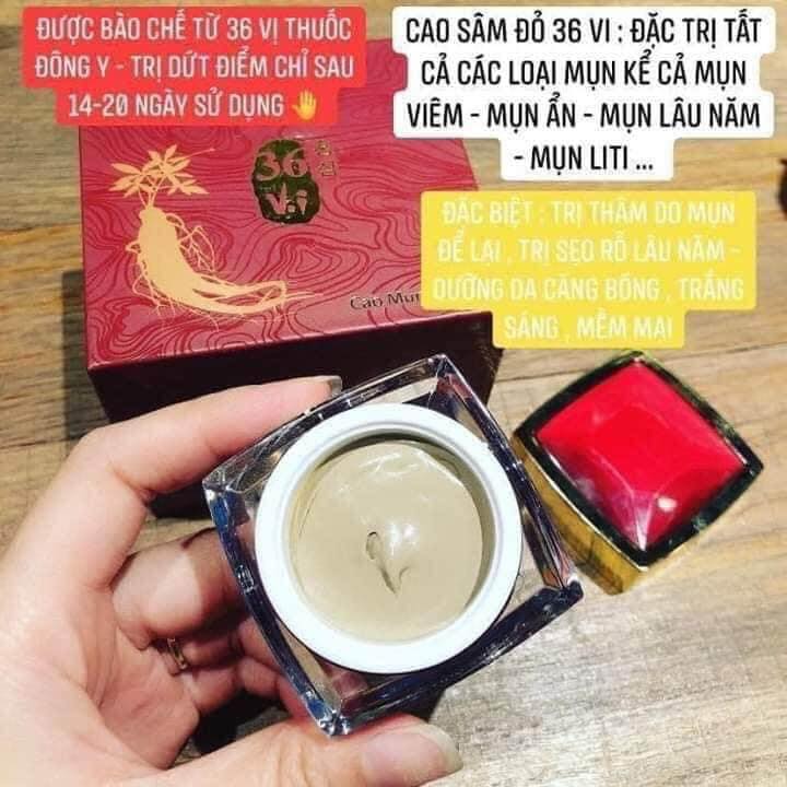 (CAO MỤN SÂM ĐỎ- CHẤM DỨT MỤN SAU 14 NGÀY FULL 15GR