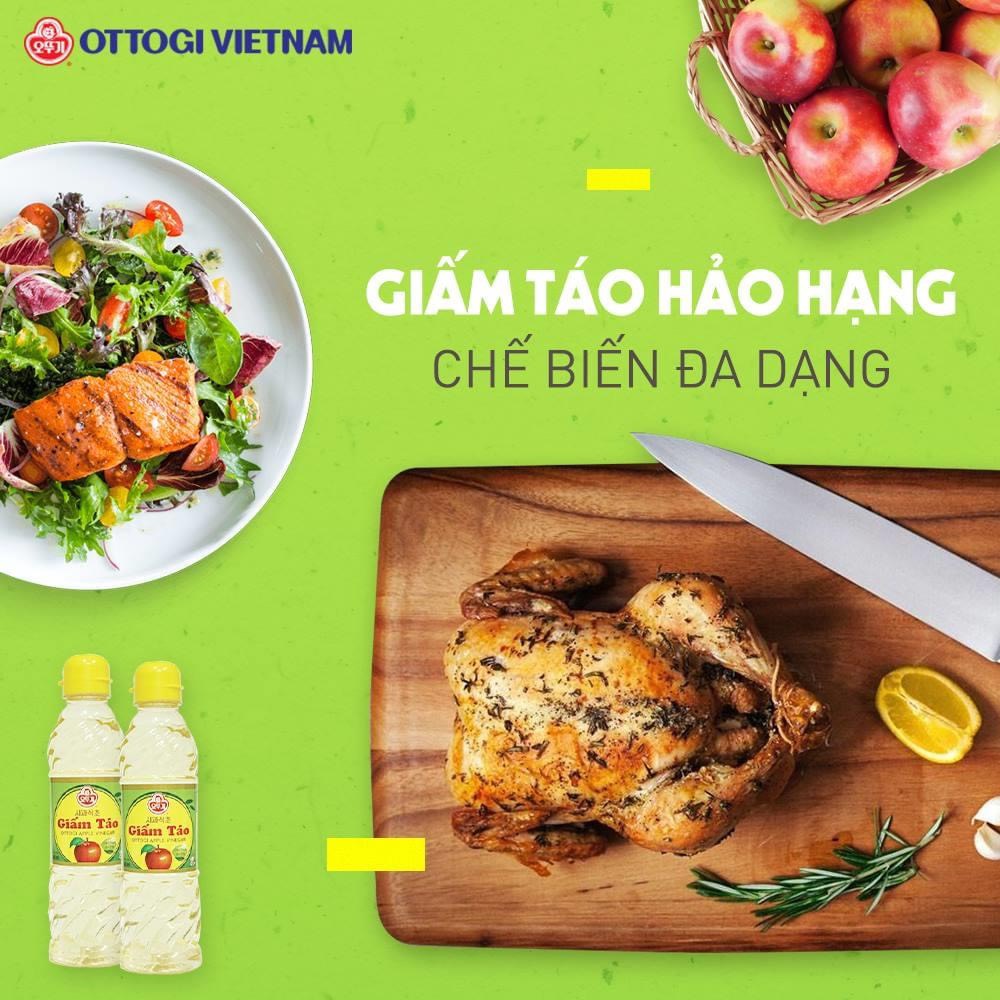 Dấm táo OTTOGI 450ml