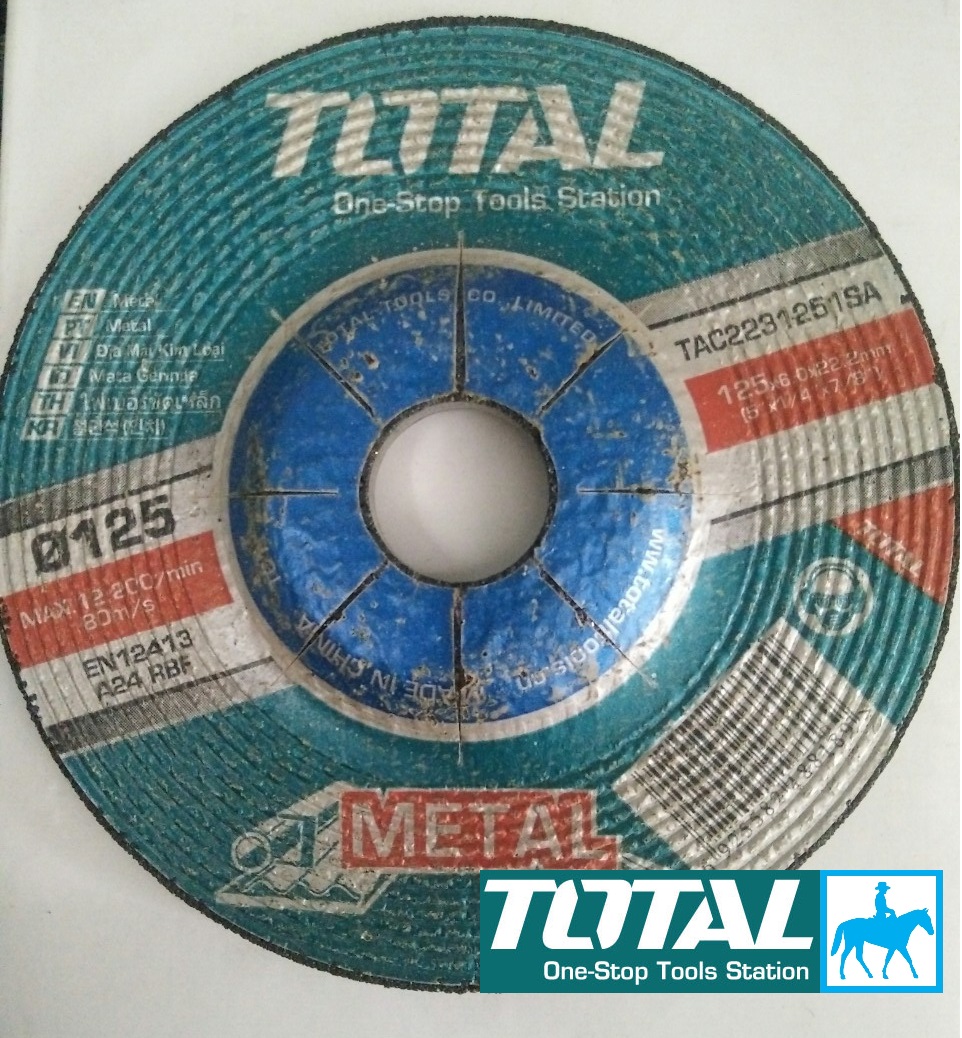 Đĩa mài kim loại metal 100mm total tac2231001sa tac2231251sa