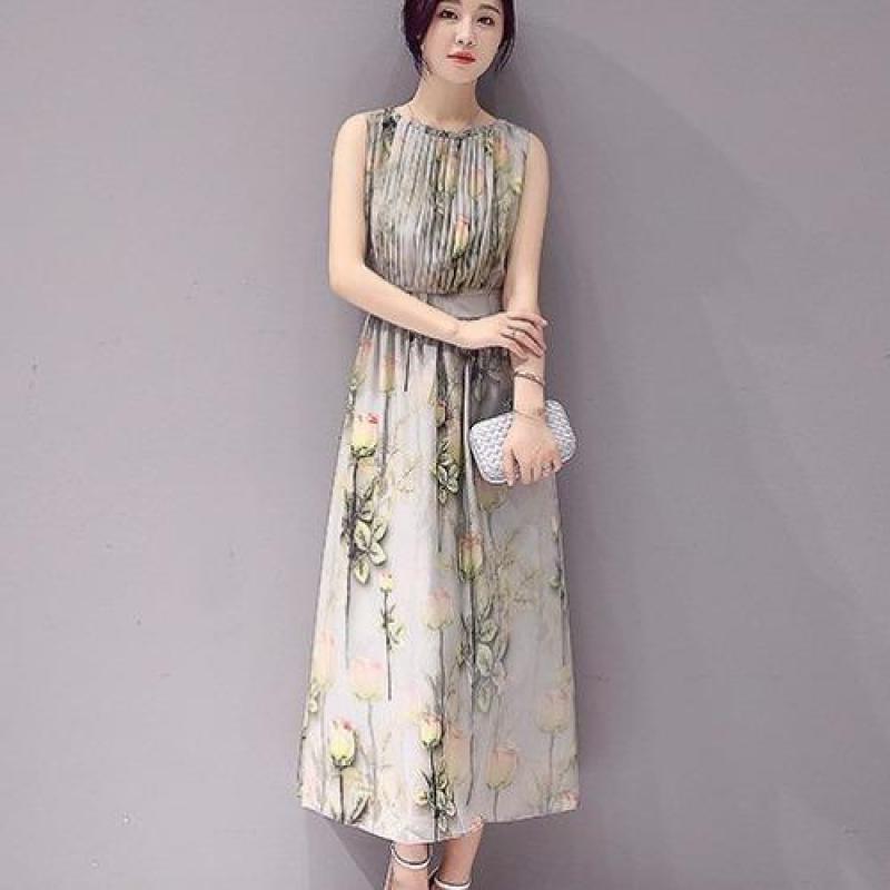 Nơi bán Đầm maxi hoa sang trọng