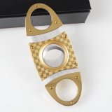 Dao cắt Ciga Cohiba kẻ Caro (Vàng)