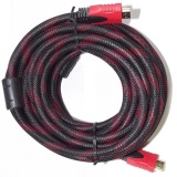 Dây cáp HDMI chống nhiễu 10m (Đen phối đỏ)