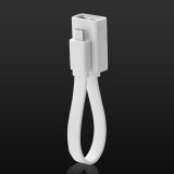 Dây cáp Micro USB OTG dẹt US126 10395 10CM Trắng