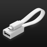 Dây cáp Micro USB OTG dẹt US126 10395 10CM Trắng