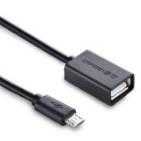 Dây cáp Micro USB OTG US126 10396 12CM (Đen)