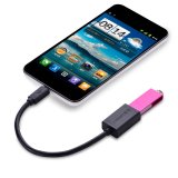 Dây cáp Micro USB OTG US126 10396 12CM (Đen)