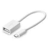 Dây cáp Micro USB OTG US126 10822 12CM (Trắng)