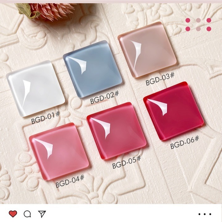 [HCM]Sơn gel AS - màu hồng đỏ mã BGD
