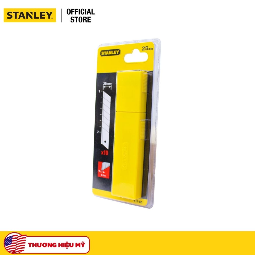 LƯỠI DAO RỌC CÁP THẲNG ( 10 LƯỠI/HỘP) 25MM STANLEY 11-325