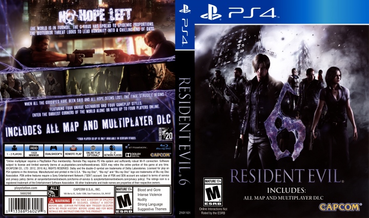 Game Ps4: Resident Evil 6