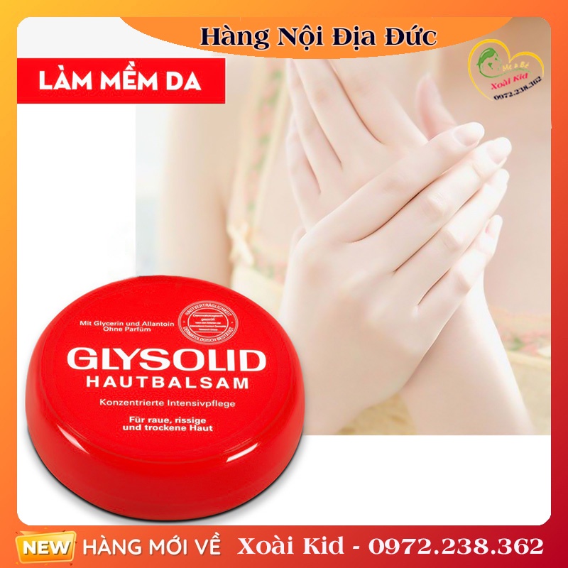 Kem dưỡng ẩm Glysolid Hautbalsam, 100 ml của Đức