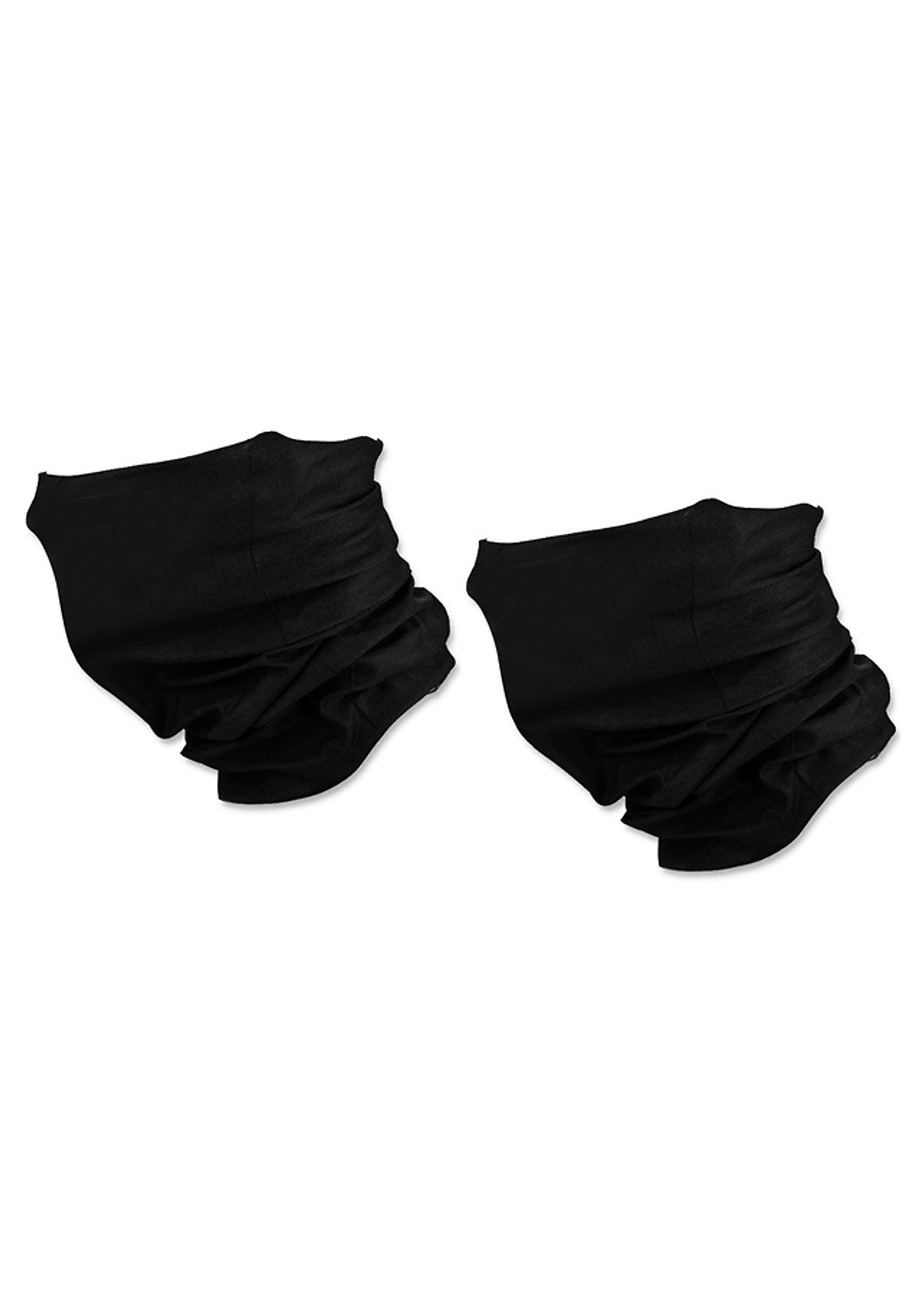 [HCM]Bộ 2 Khăn Bịt Mặt Trơn Đen Đa Chức Năng