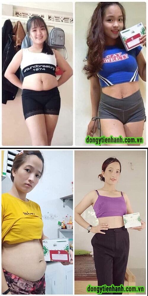 ( Nguyên tem) Giảm cân tiến hạnh tặng detox