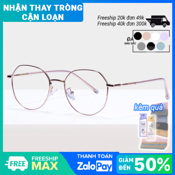 Giá bán Gọng kính kim loại nữ mắt vuông Lilyeyewear 29183 nhẹ nhàng thanh mảnh giúp người đeo thoải mái phù hợp với nhiều khuôn mặt  gọng kính có nhiều màu một size