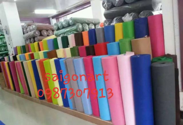 [HCM]VẢI NỈ DẠ MÀU( NỈ CỨNG) KHỔ 45*90cm