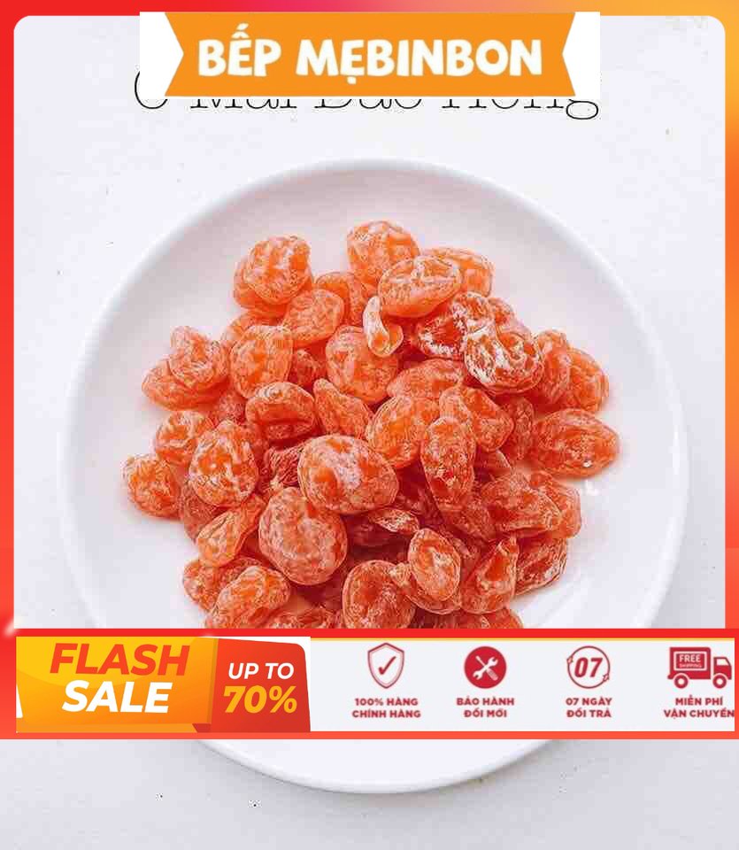 400gr ô mai đào hồng không hạt