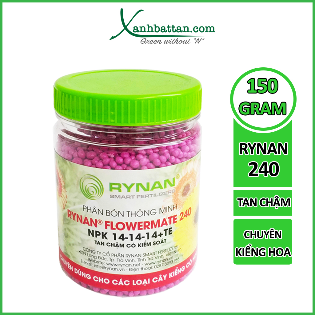 Phân Tan Chậm Cho Lan Rynan Flowermate 240 Dạng Thông Minh