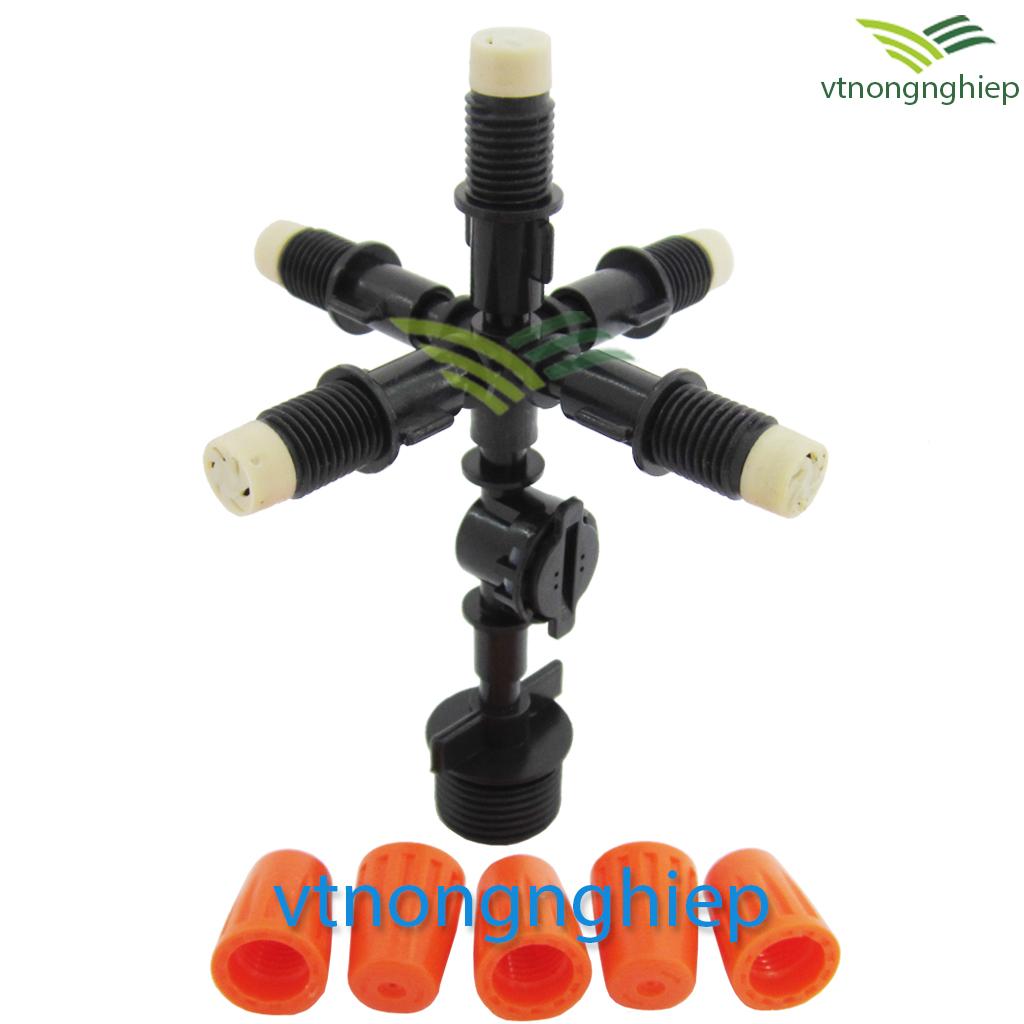 5  BÉC TƯỚI PHUN SƯƠNG HOA LAN 5 TIA