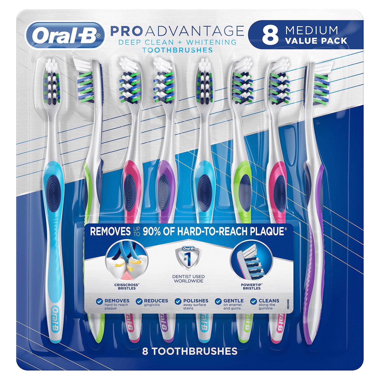 [HCM]Bàn chải răng Oral-B Pro Advantage Deep Clean + Whitening
