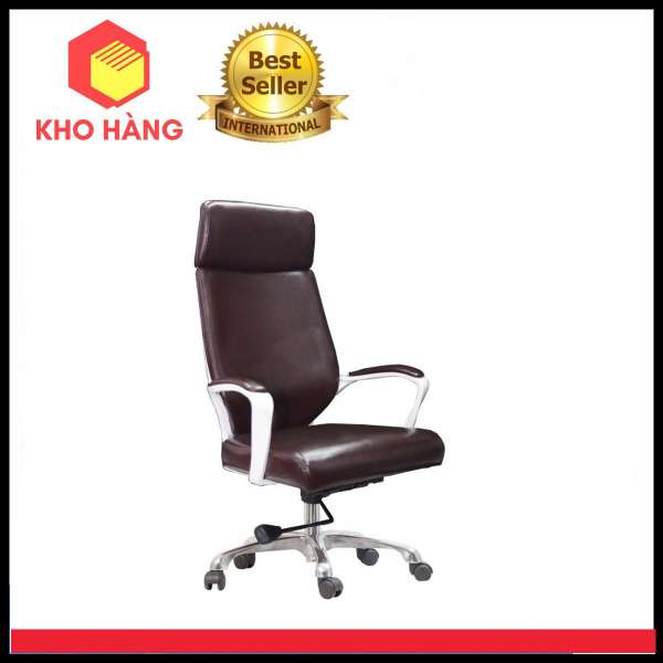 Ghế Trưởng Phòng Cao Cấp, Lưng Cao, Nệm Bọc Simili KHCM3316 (Nâu)