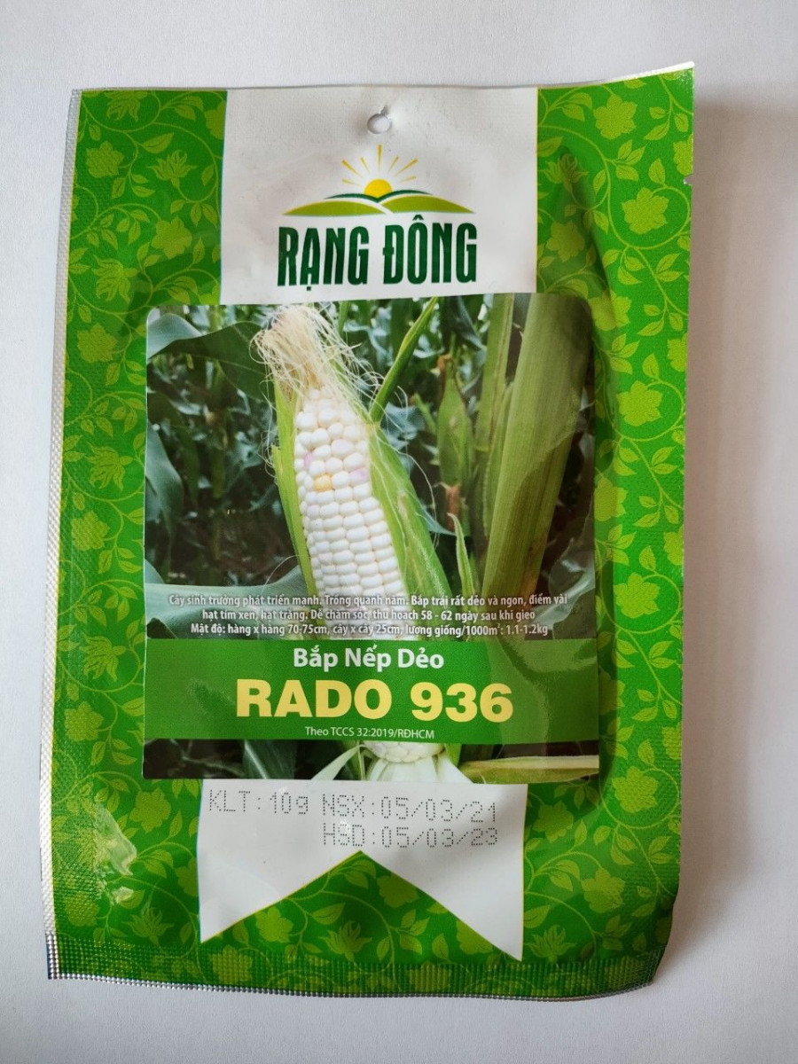 Hạt giống bắp nếp dẻp gói 10gr - rado 936