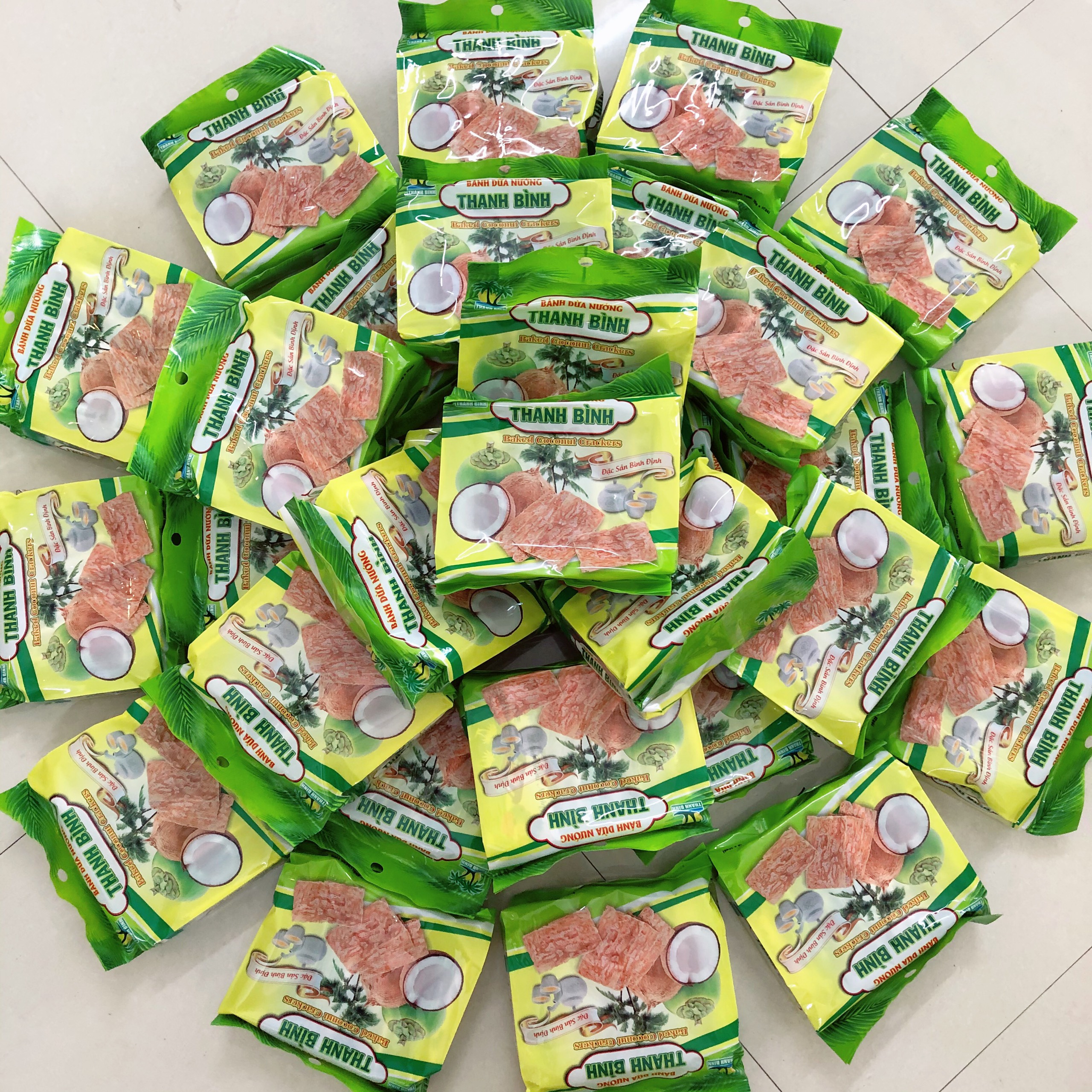 [ĐẶC SẢN BÌNH ĐỊNH] BÁNH DỪA NƯỚNG THANH BÌNH 180G