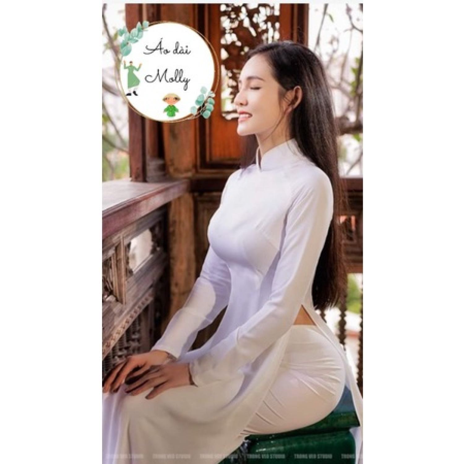 áo dài trắng học sinh có bigsize