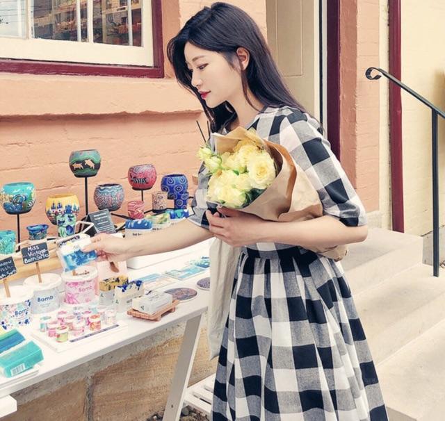 [HCM]Đầm caro nỉ to form dài (KÈM HÌNH THẬT)