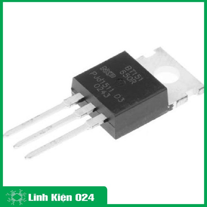 Thyristor BT151-500R TO-220 điện áp 500V 7.5A