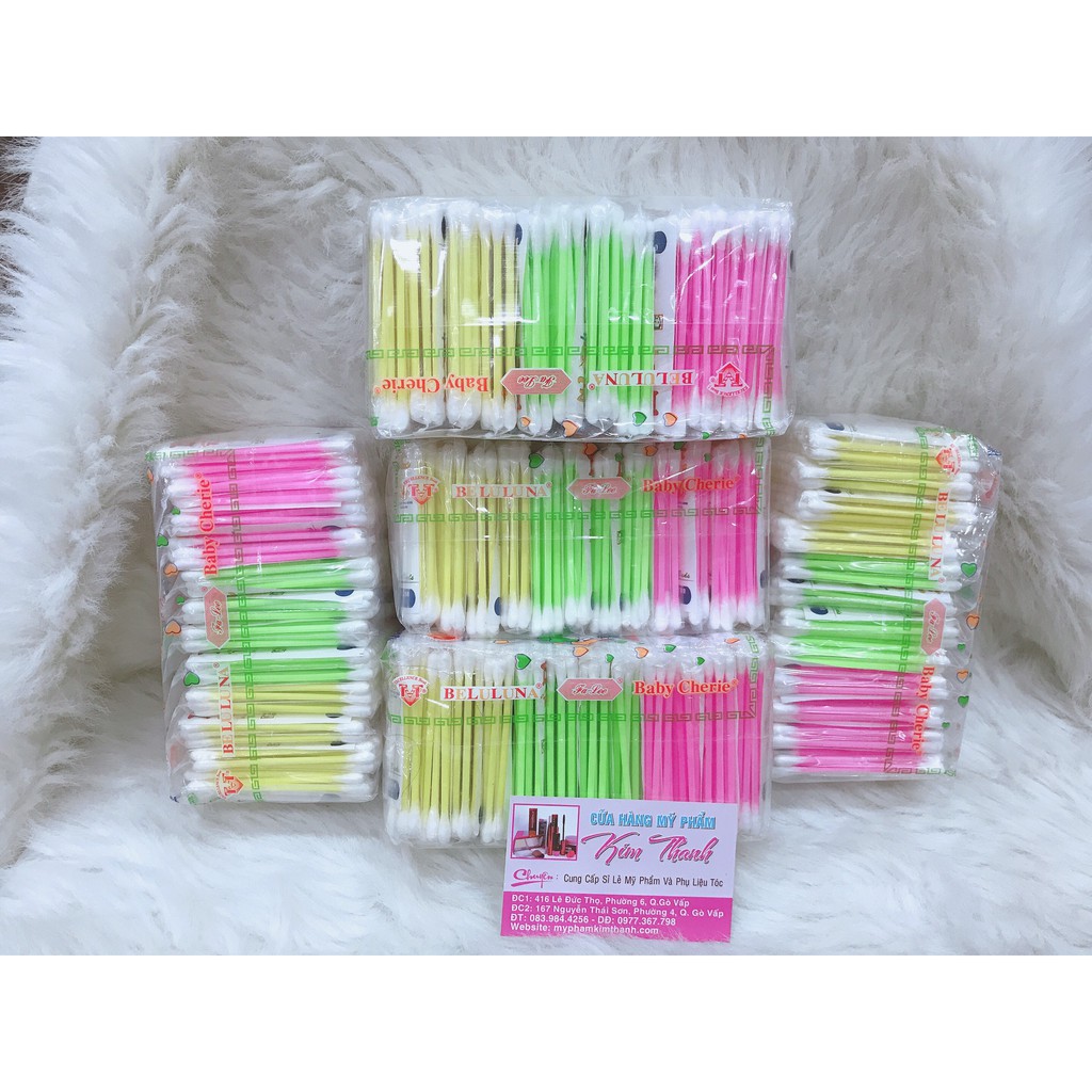 1 lốc 12 bịch bông ngoáy tai