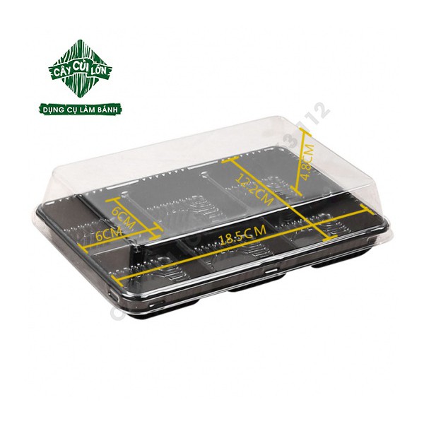 SET 10 HỘP PET 6 BÁNH HT530