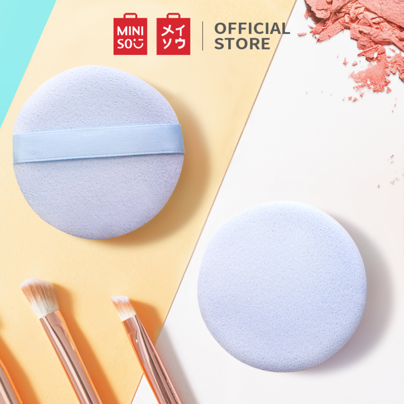 Bông trang điểm Miniso (2 miếng) - Hàng chính hãng