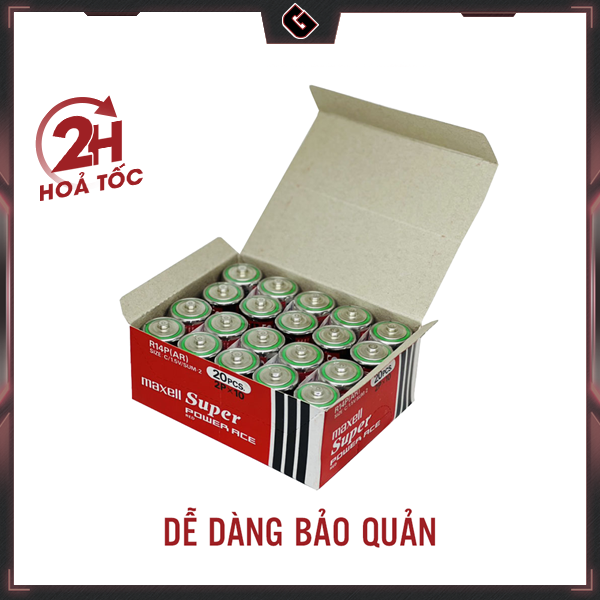 Pin Maxell R14P / AR (Pin Trung) - Hàng Chính Hãng