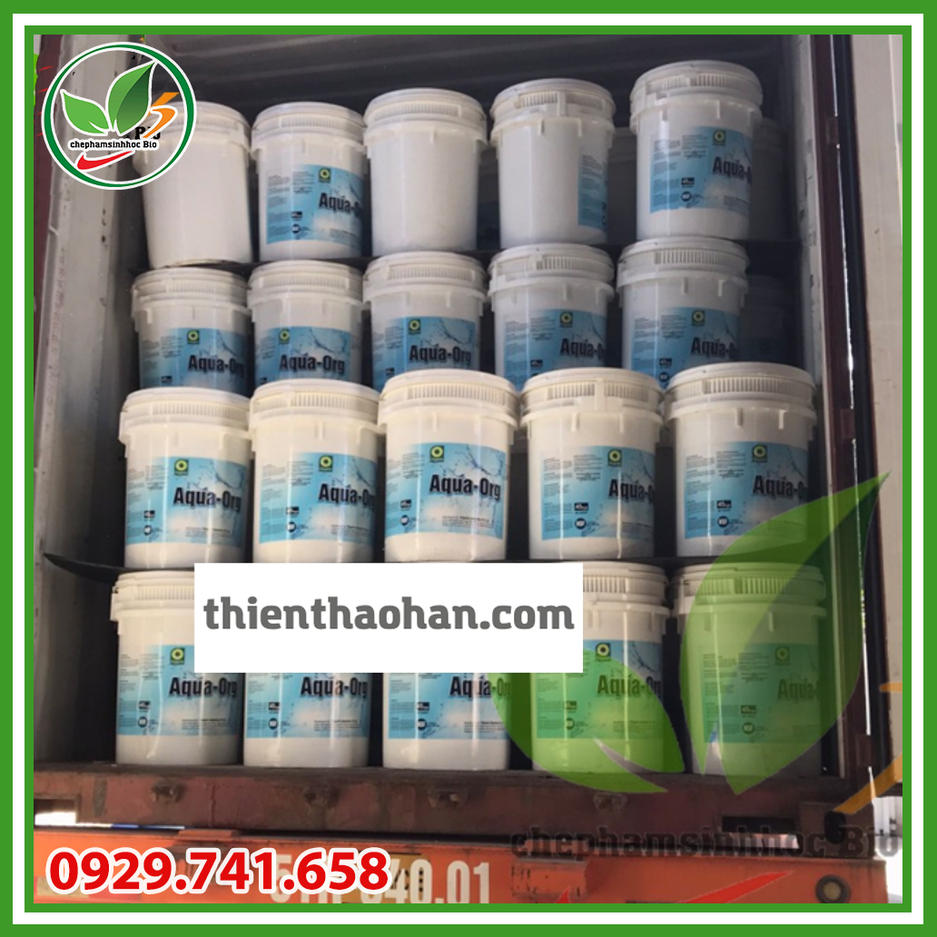 Bột hóa chất Clorin 70% Aqua ORG - Ấn Độ. Thùng 5kg