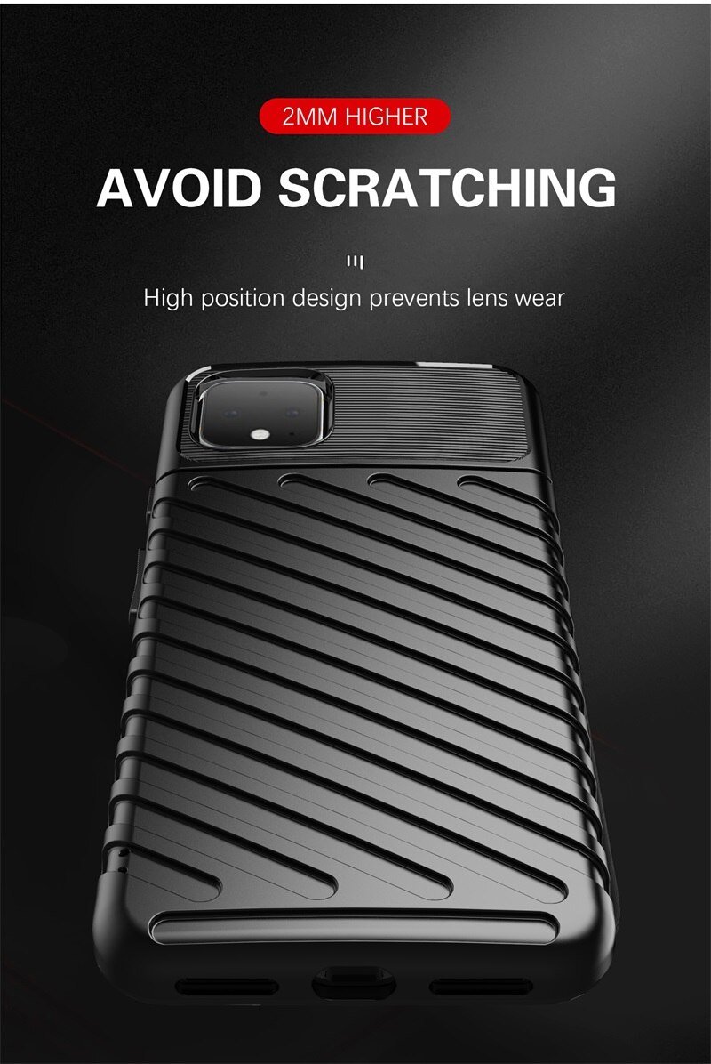 [LaoHac Store] Ốp Lưng Chống Sốc Dạng Vân Chéo Dành Cho Google Pixel 4/4XL