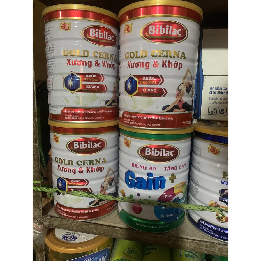 Sữa Bibilac Gold Cerna 900g - sữa bổ sung canxi