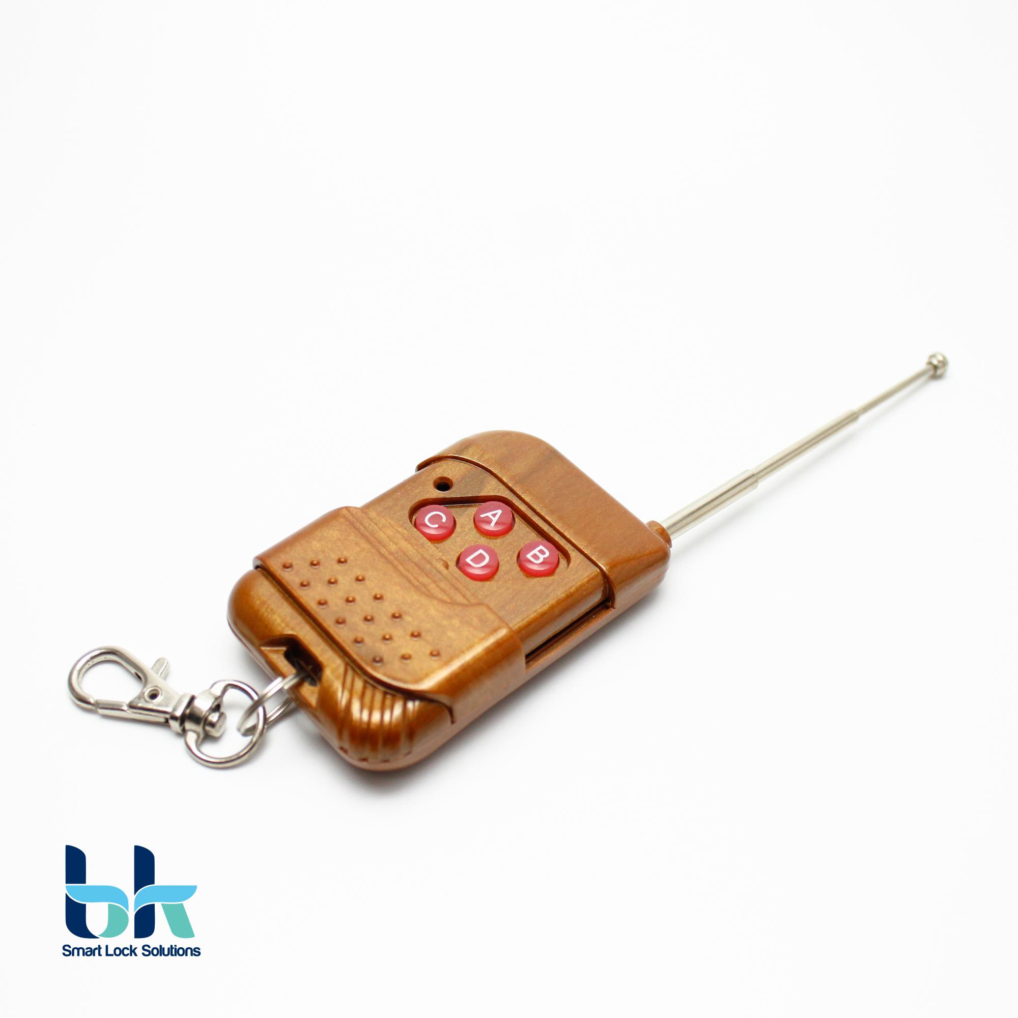 Remote RF học lệnh 433 Mhz vân gỗ 4 kênh Best Clock