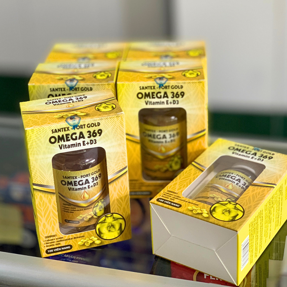 (ĐỦ HOÁ ĐƠN) Dầu cá Omega 369 SANTEX 100viên