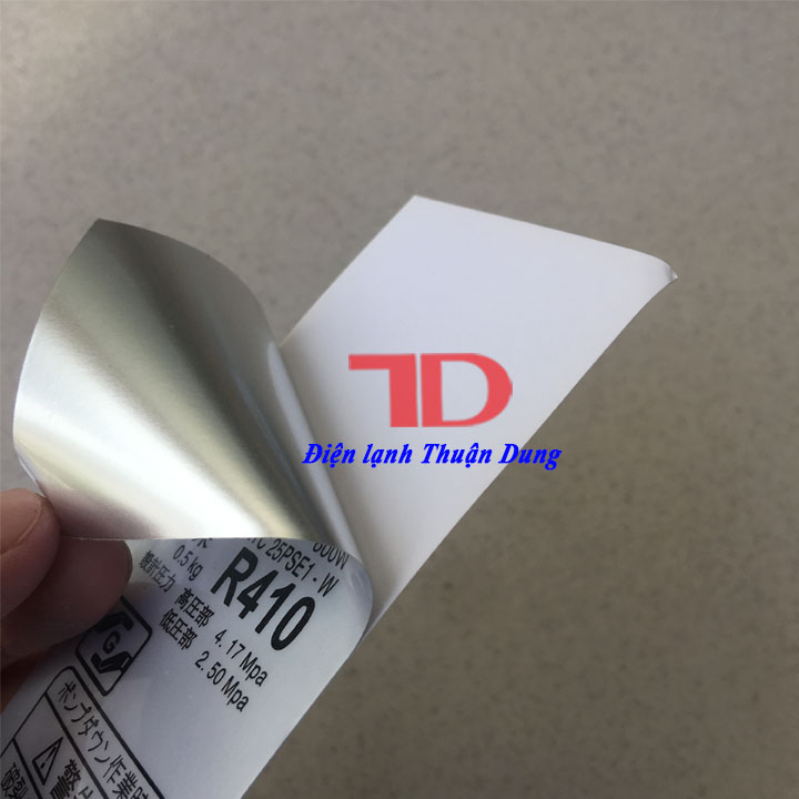 Tem thông số dành cho máy lạnh DAIKIN nội địa