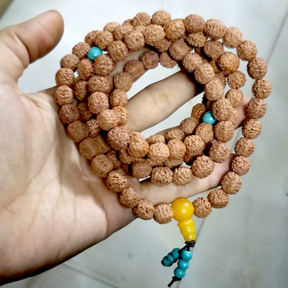 Chuỗi hạt kim cang 108 hạt dùng để lần hạt-đeo cổ