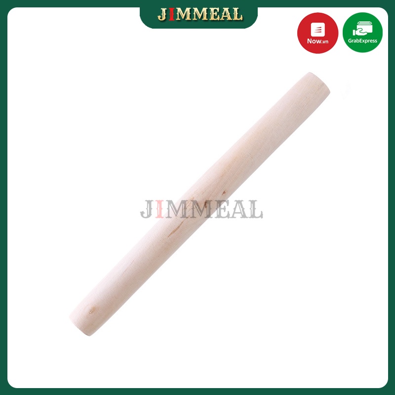 Cây lăn bột, cán lăn bôt gỗ dài 28cm