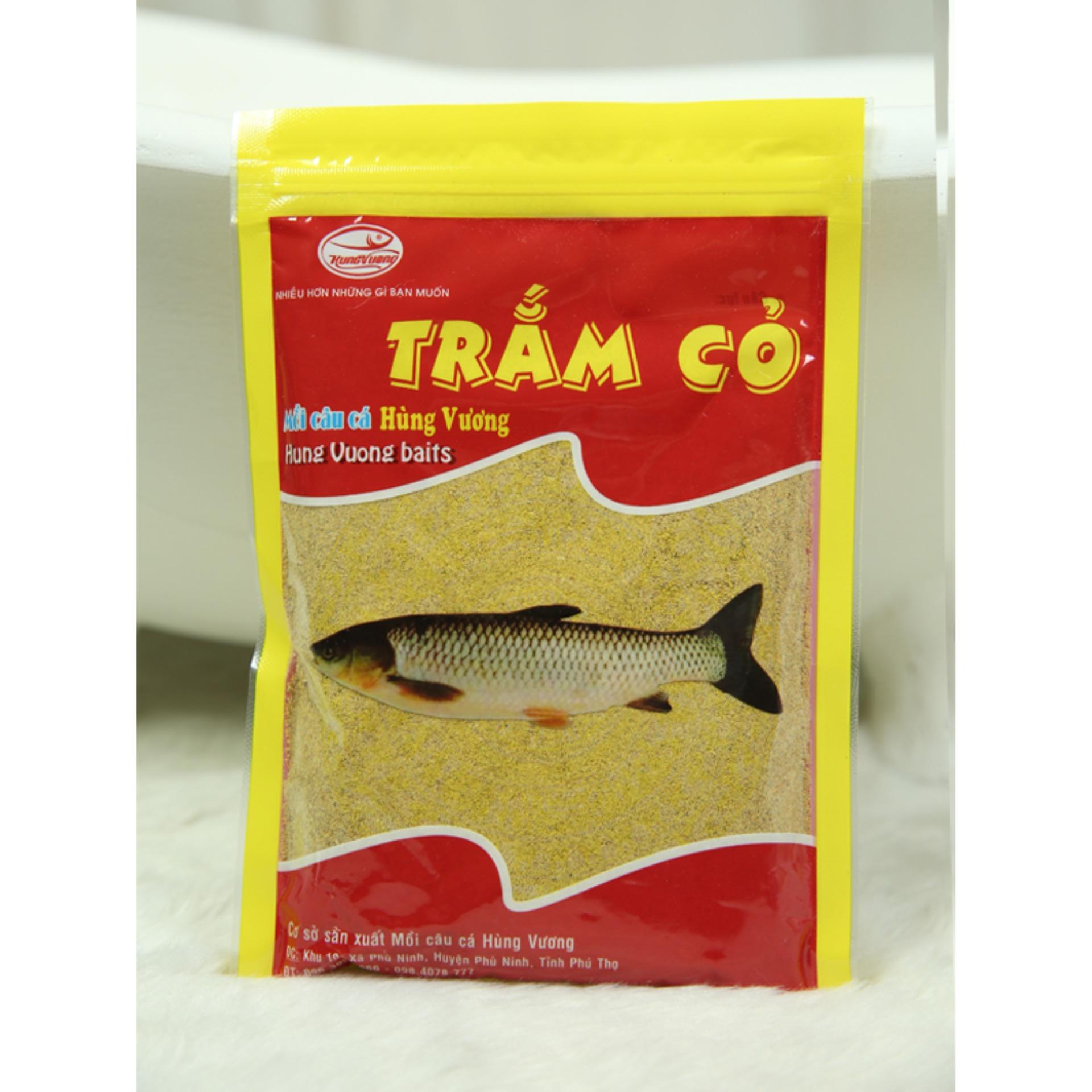Mồi câu cá Trắm Cỏ ( 200g ) - Mồi câu cá Hùng Vương